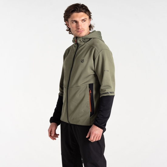 Men's Camber Core Stretch Midlayer Olivine Green