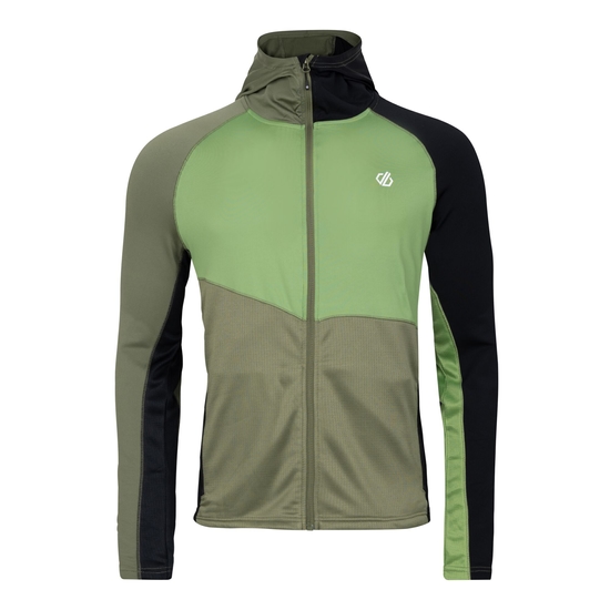 Men's Assimilate II Core Stretch Midlayer Olivine Green Black