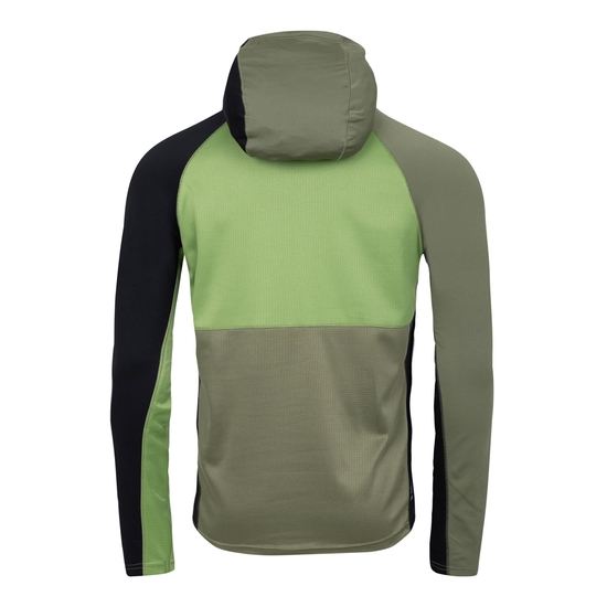 Men's Assimilate II Core Stretch Midlayer Olivine Green Black