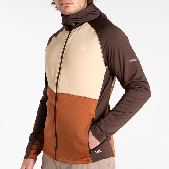 Men's Assimilate II Core Stretch Midlayer Fudge Brown
