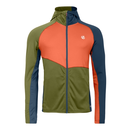 Men's Assimilate II Core Stretch Midlayer Moonlight Denim Orange
