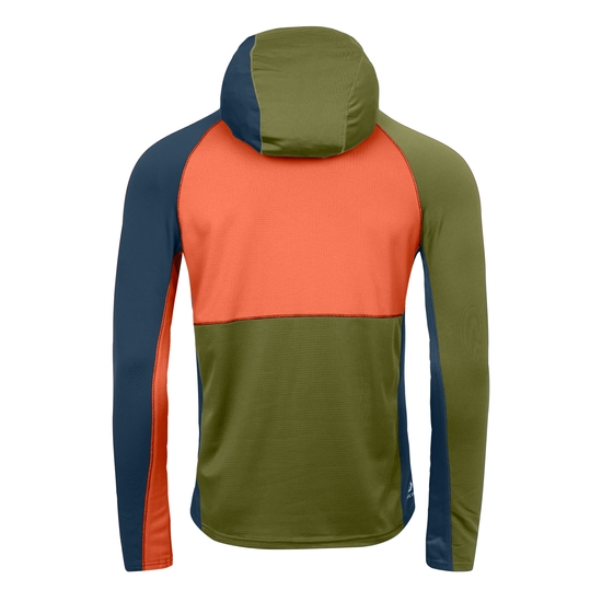 Men's Assimilate II Core Stretch Midlayer Moonlight Denim Orange