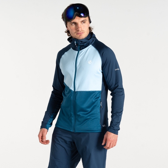 Dare 2b Ratified Ii – Strato Intermedio Elastico Uomo, Leggero E A Rapida Asciugatura, Con Zip Integrale E Tasche – Tessuto Ilus Core