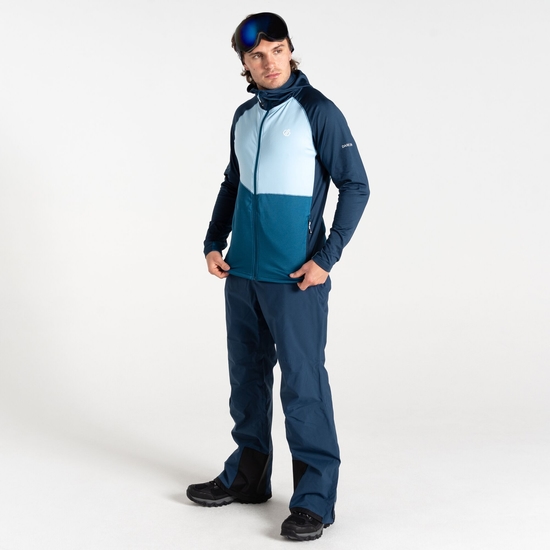 Men's Assimilate II Core Stretch Midlayer Moonlight Denim Blue 
