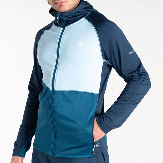 Men's Assimilate II Core Stretch Midlayer Moonlight Denim Blue 