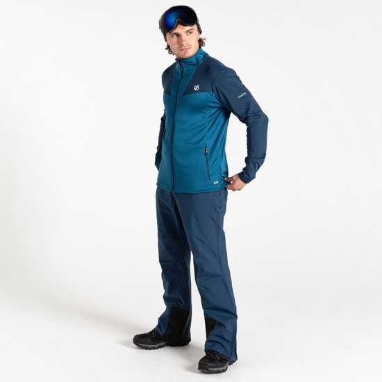 Men's Substratum II Core Stretch Midlayer Kingfisher Blue Navy