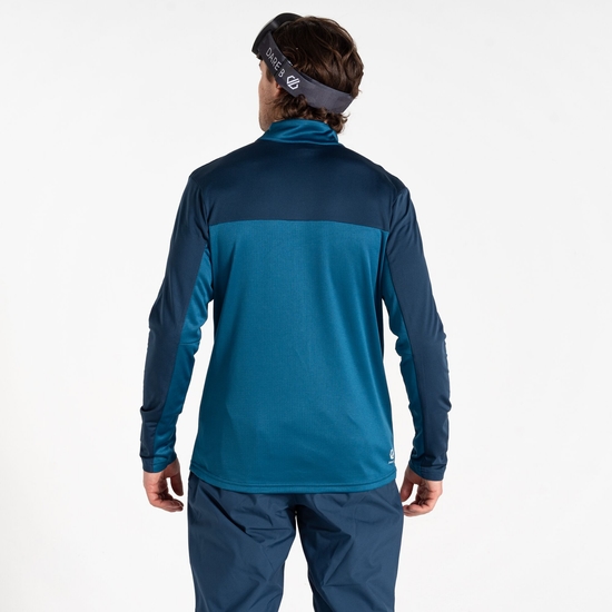 Men's Substratum II Core Stretch Midlayer Kingfisher Blue Navy