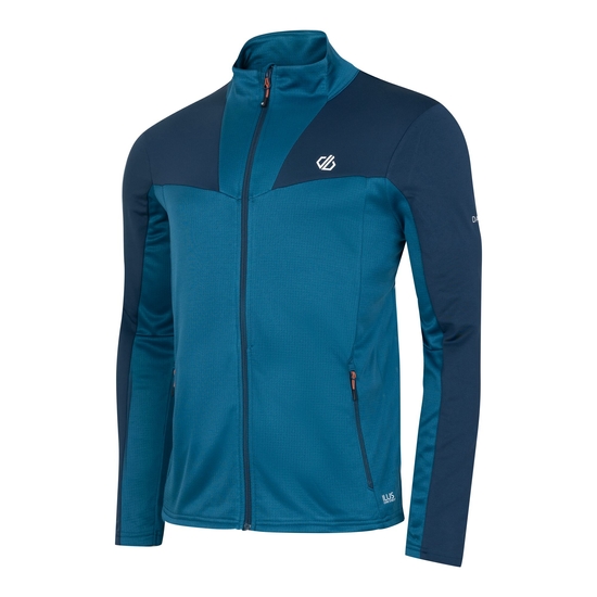 Men's Substratum II Core Stretch Midlayer Kingfisher Blue Navy