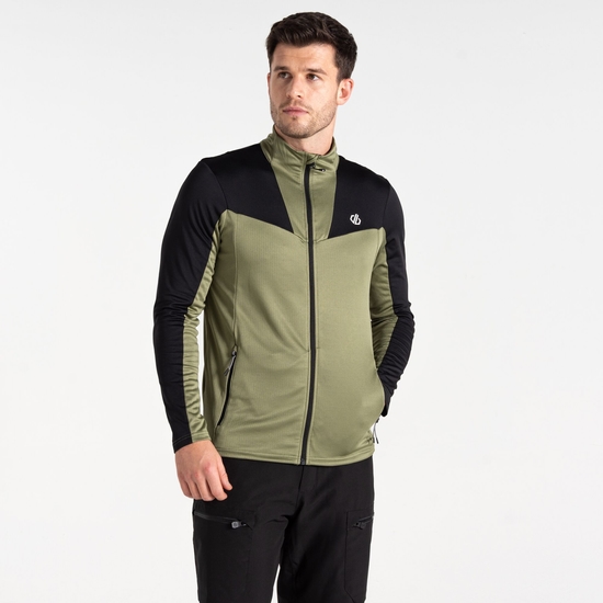Couche intermédiaire Core Stretch Homme Substratum II Vert Olive Et Noir