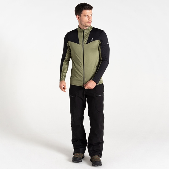 Couche intermédiaire Core Stretch Homme Substratum II Vert Olive Et Noir
