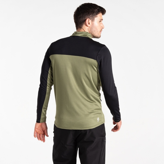 Couche intermédiaire Core Stretch Homme Substratum II Vert Olive Et Noir