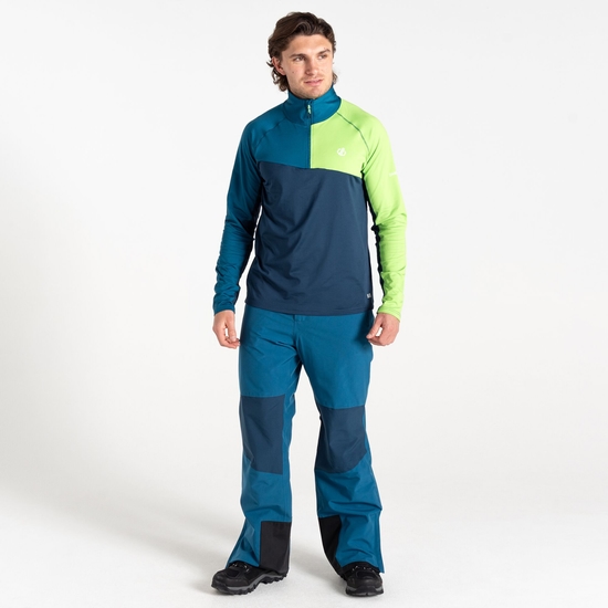 Men's Dignify III Core Stretch Midlayer Moonlight Denim Green 