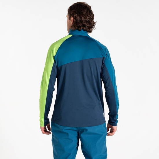 Men's Dignify III Core Stretch Midlayer Moonlight Denim Green 