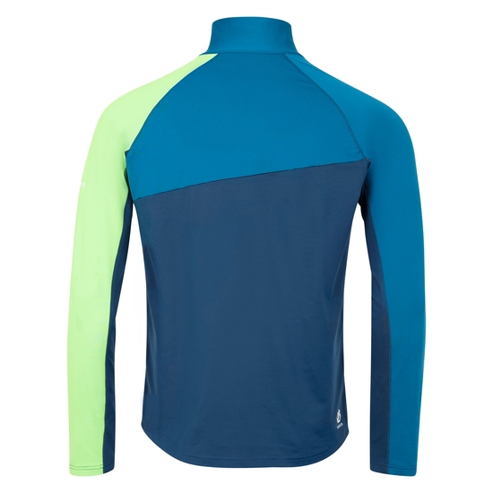 Men's Dignify III Core Stretch Midlayer Moonlight Denim Green 