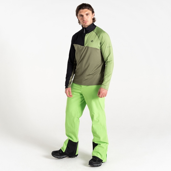 Men's Dignify III Core Stretch Midlayer Olivine Green Black