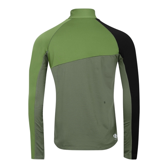 Men's Dignify III Core Stretch Midlayer Olivine Green Black