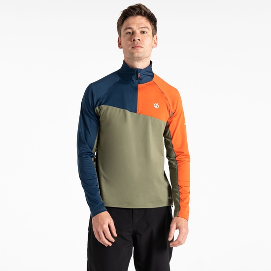 Couche intermédiaire Core Stretch Homme Dignify III Bleu Foncé Et Vert