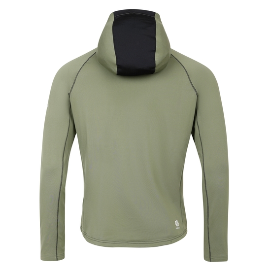 Herren Touring II Core-Stretch-Midlayer Olivgrün & Schwarz