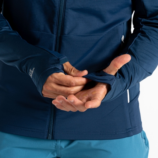 Couche intermédiaire stretch Substratum IV pour homme Bleu