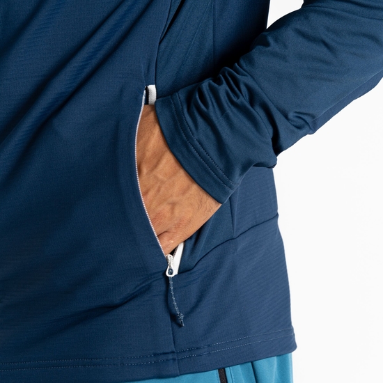 Couche intermédiaire stretch Substratum IV pour homme Bleu