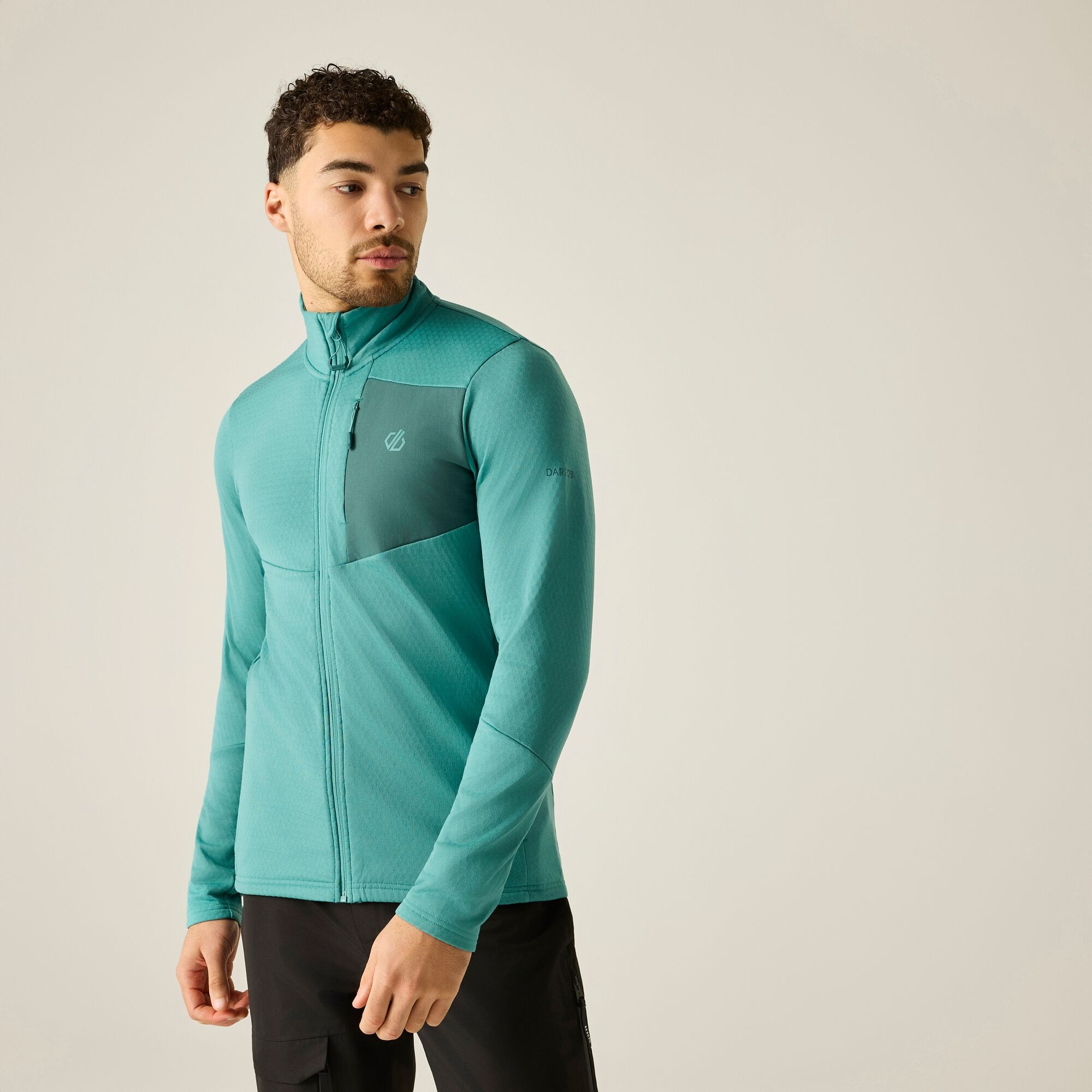 Dare 2B Men's Green Venture Stretch Midlayer Size: L