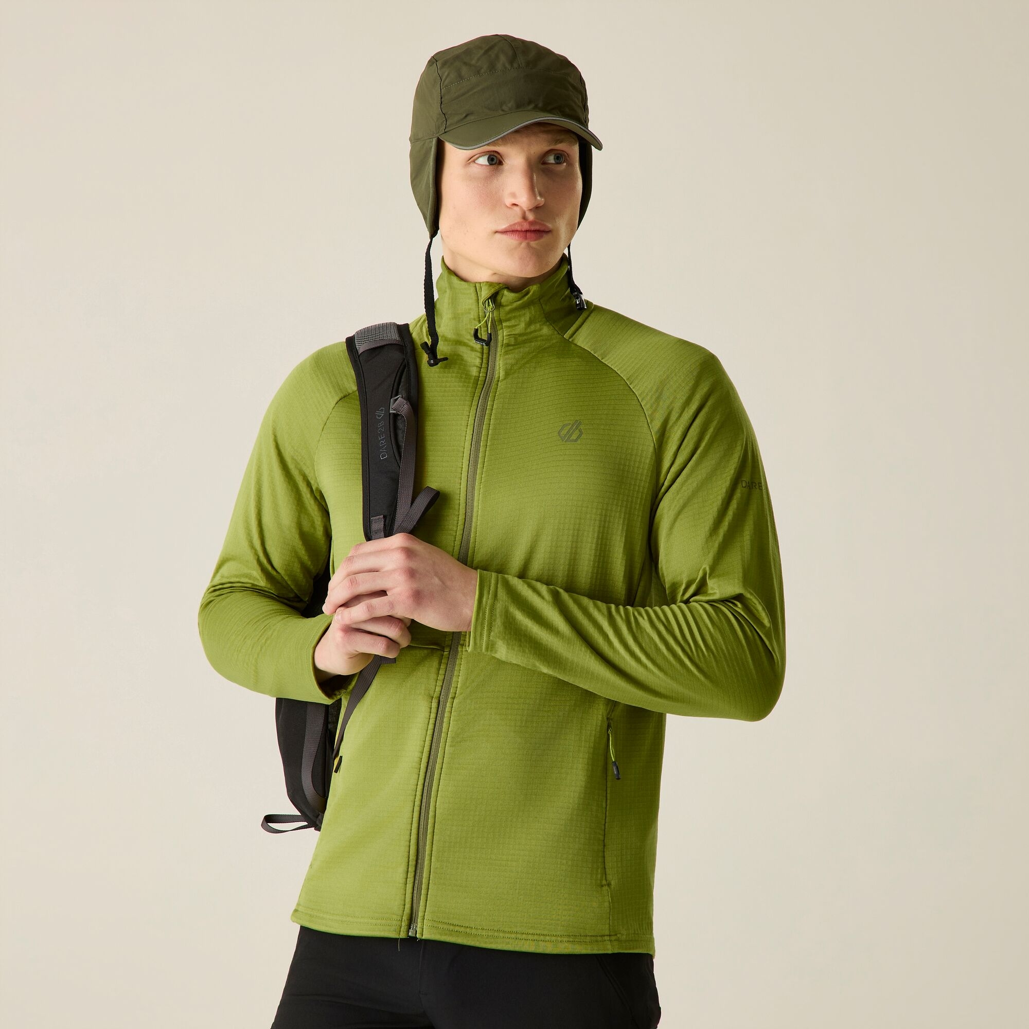Dare 2B Men's Green Apex Stretch Midlayer Size: S