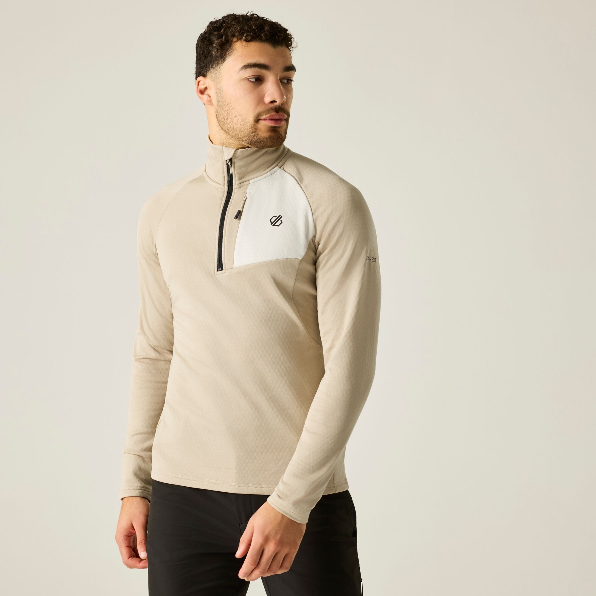 Dare 2B Men's Beige Venture Overhead Stretch Midlayer Size: Xl
