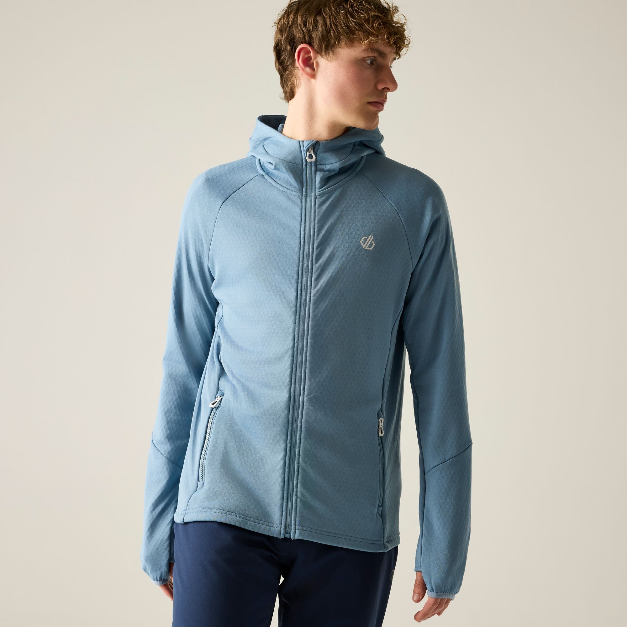 Dare 2B Men's Blue Venture Hooded Stretch Midlayer Size: M