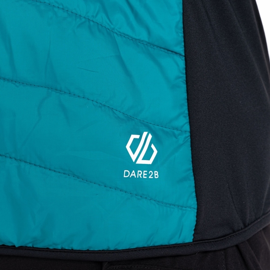 Men's Mountaineer Wool Hybrid Jacket Black Fjord Blue