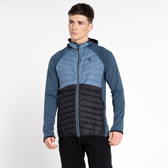 Men's Mountaineer Wool Hybrid Jacket Grey Mirage Black