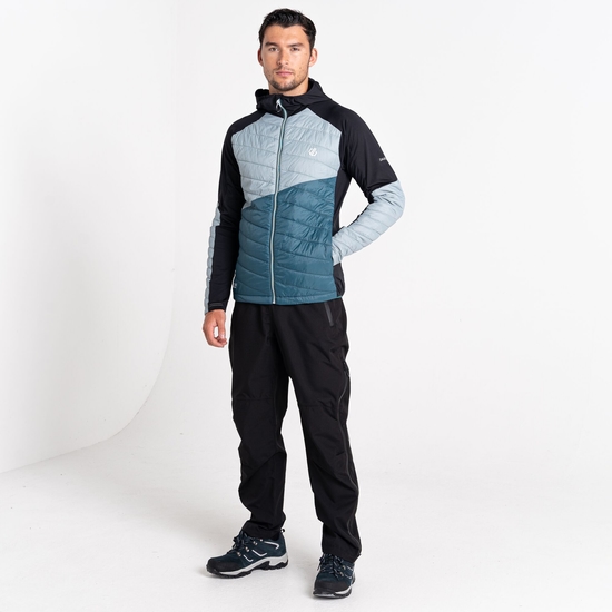 Men's Gendarme Wool Padded Hybrid Jacket Slate Grey