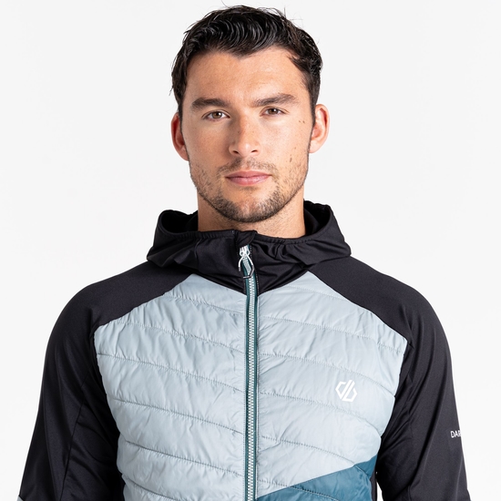 Men's Gendarme Wool Padded Hybrid Jacket Slate Grey