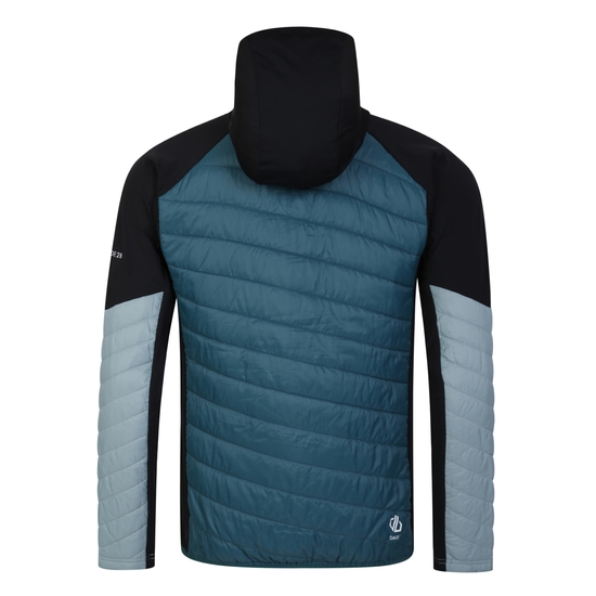Men's Gendarme Wool Padded Hybrid Jacket Slate Grey
