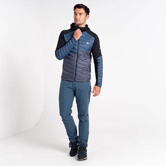 Men's Gendarme Wool Padded Hybrid Jacket Orion Grey Black