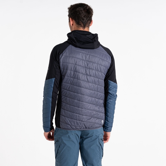 Men's Gendarme Wool Padded Hybrid Jacket Orion Grey Black
