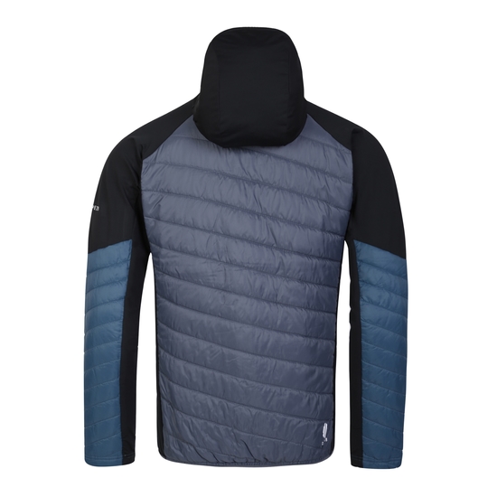 Men's Gendarme Wool Padded Hybrid Jacket Orion Grey Black