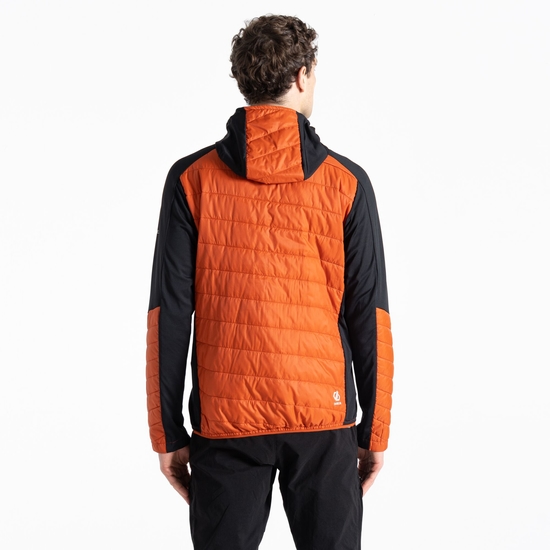 Men's Touring Hybrid Jacket Puffins Orange Brown