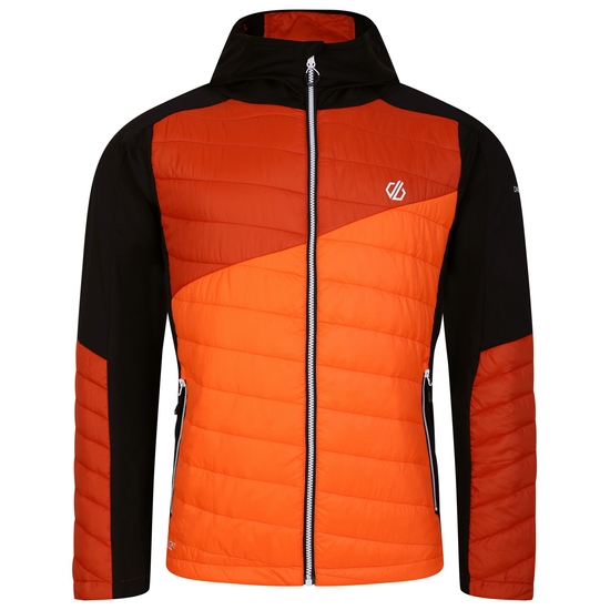 Men's Touring Hybrid Jacket Puffins Orange Brown