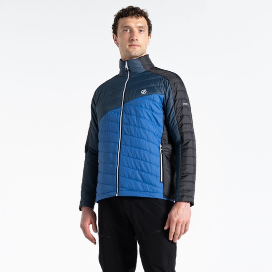 Herren Descending Jacke Blau