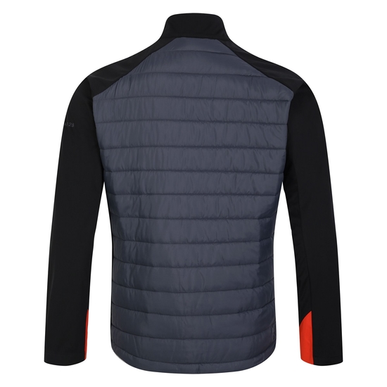 Men's Mountaineer Hybrid Jacket Black Ebony Grey