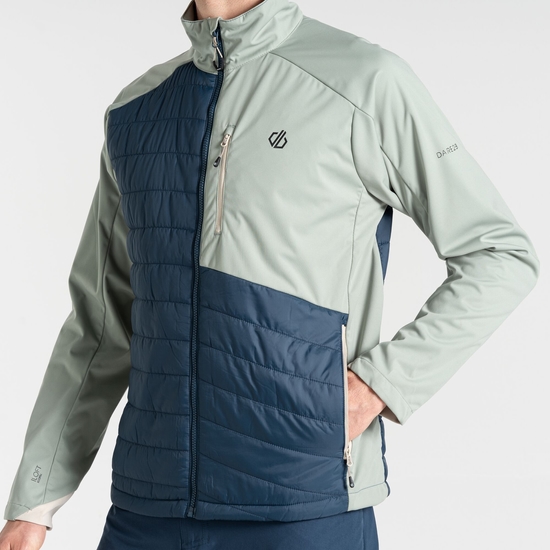 Men's Mountaineer Hybrid Jacket Green Moonlight Denim