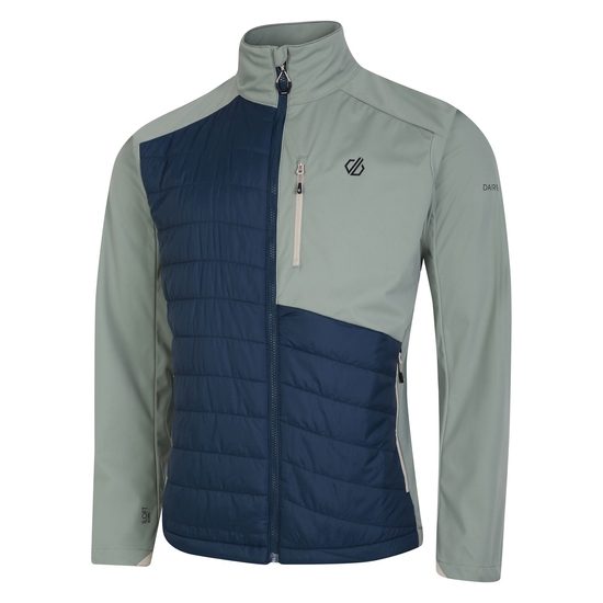 Men's Mountaineer Hybrid Jacket Green Moonlight Denim