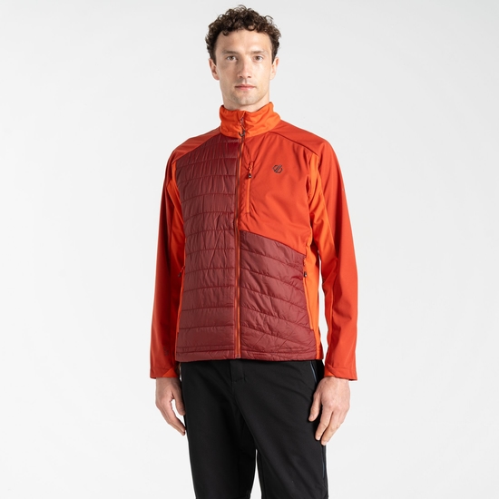 Men's Mountaineer Hybrid Jacket Tuscan Syrah Red