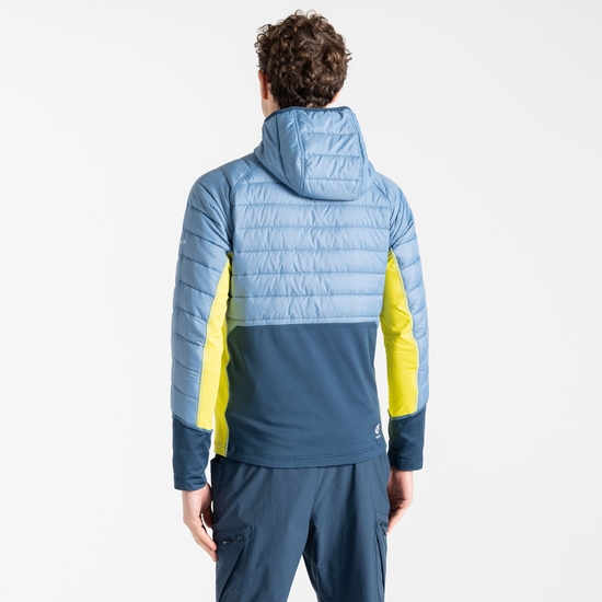 Herren Descending Hybridjacke Blau