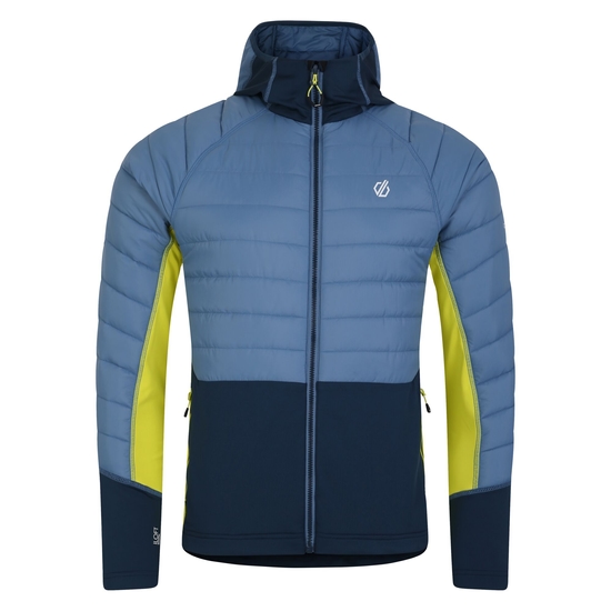 Herren Descending Hybridjacke Blau