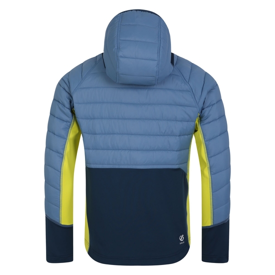 Herren Descending Hybridjacke Blau