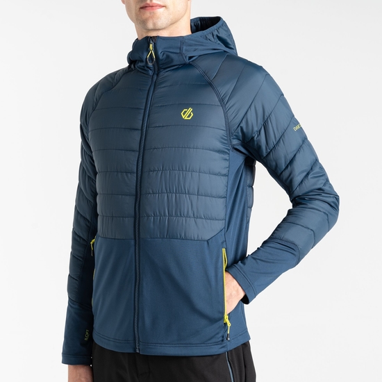 Veste hybride homme Descending Bleu