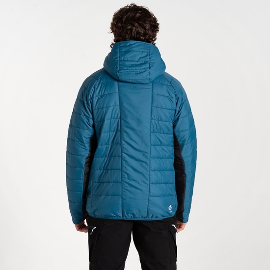Men's Touring II Baffled Jacket Kingfisher Blue Black