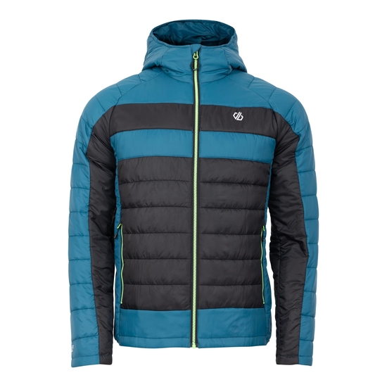 Men's Touring II Baffled Jacket Kingfisher Blue Black