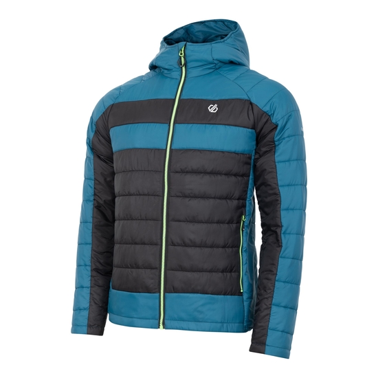 Men's Touring II Baffled Jacket Kingfisher Blue Black